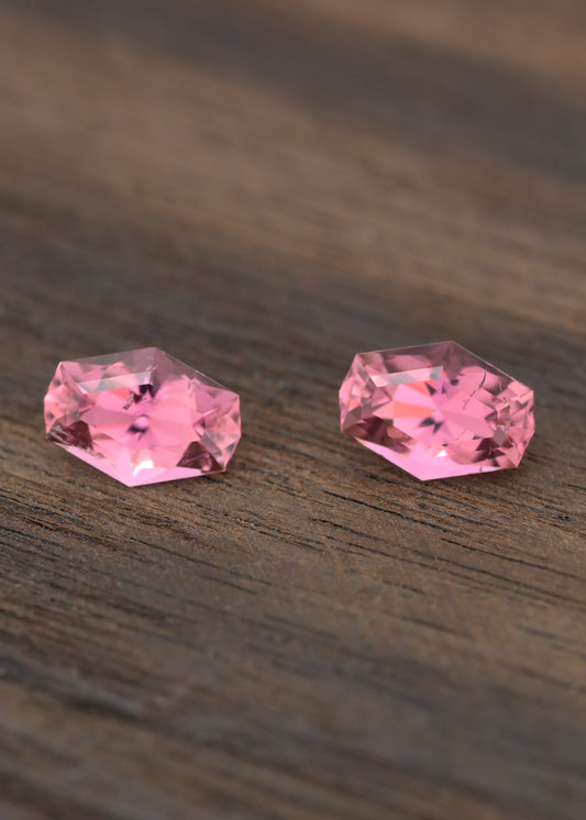 Tourmaline pair 0.88ct