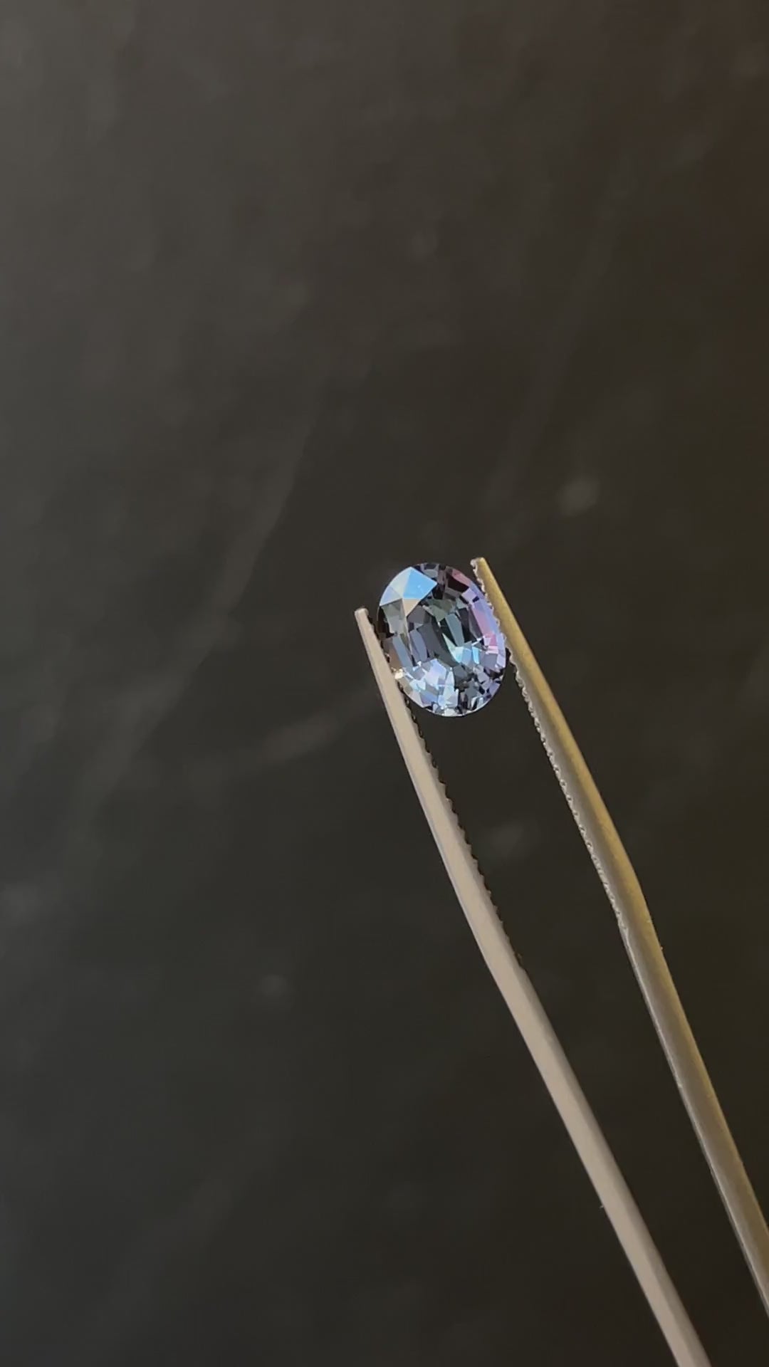Peacock Tanzanite pair 2.55ct