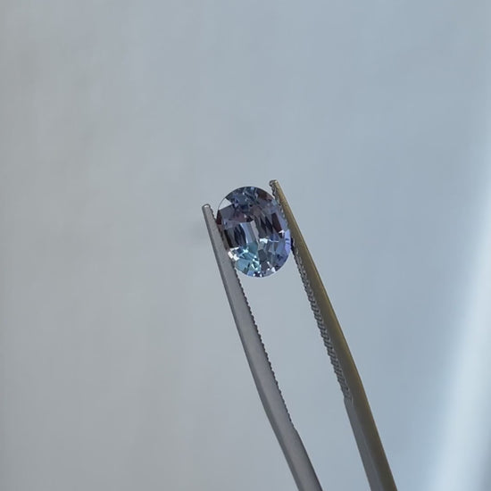 Peacock Tanzanite pair 2.55ct