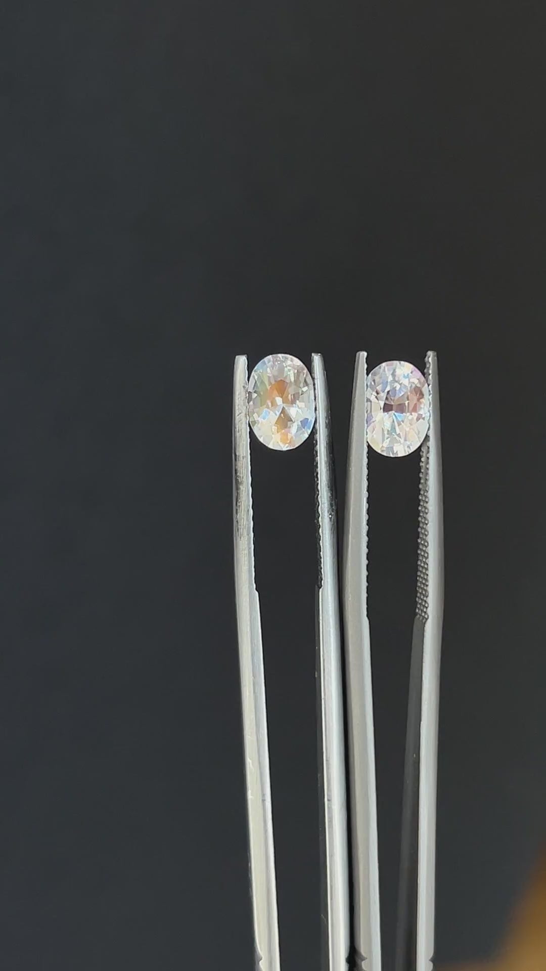 Rainbow Moonstone pair 1.74ct