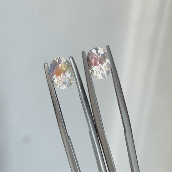 Rainbow Moonstone pair 1.74ct