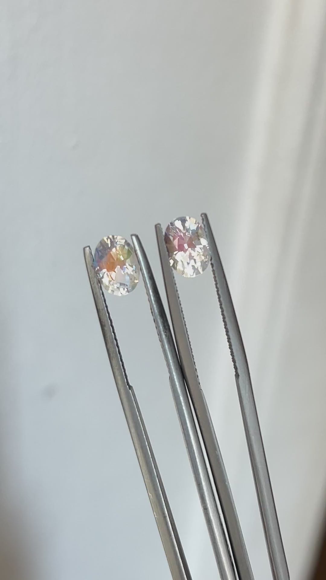 Rainbow Moonstone pair 1.74ct