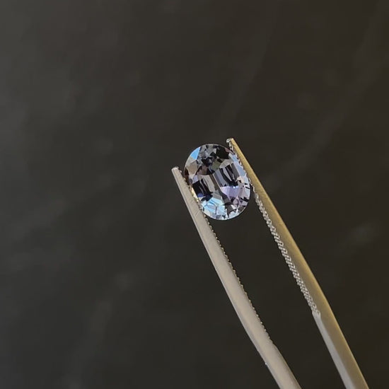 Peacock Tanzanite pair 2.55ct