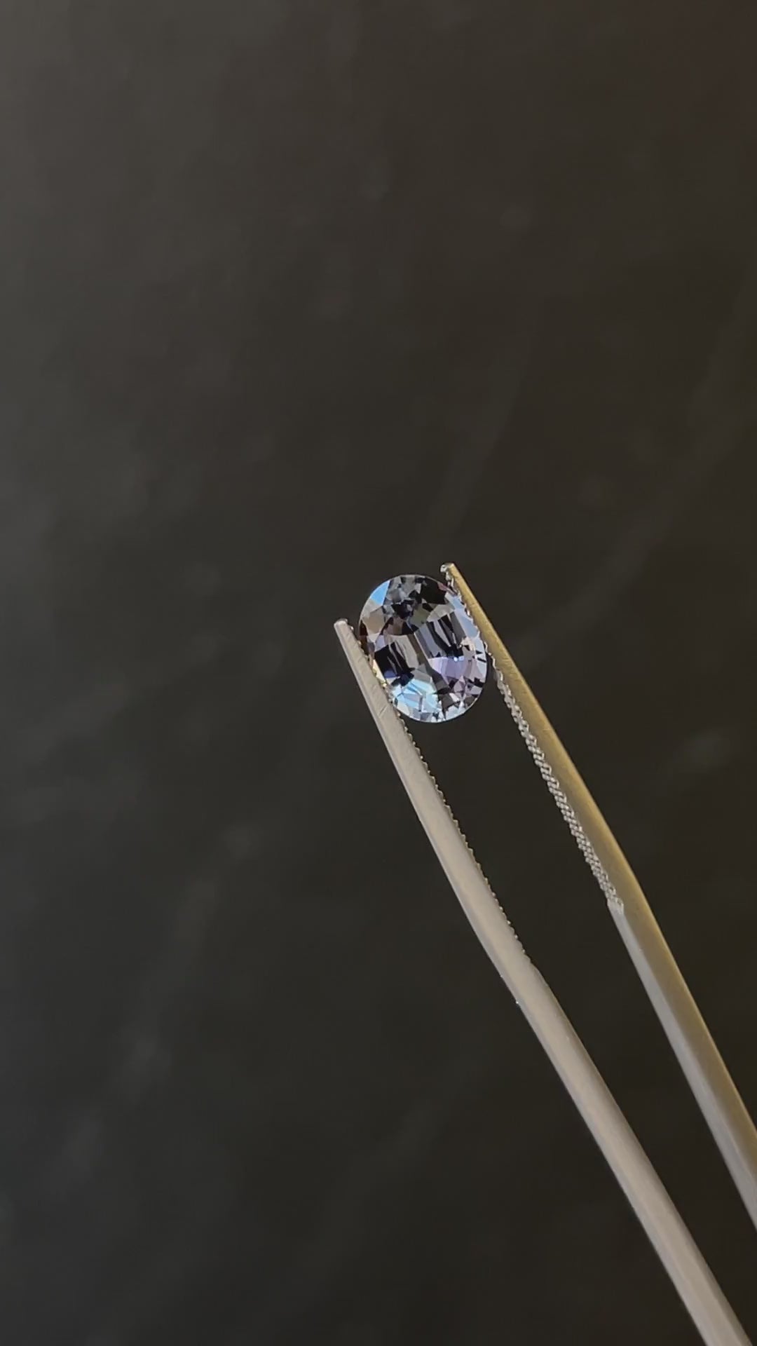Peacock Tanzanite pair 2.55ct